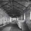 Gasworks, interior.
View of iron fireproof truss over early purifier house (North range).