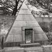 General view of Rutherford Pyramid (designed by W H Playfair)