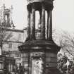 View of Monument to Buchannan, founder Buchannan Trust, Glasgow