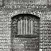 Whisky Bond.
Detail of ground floor opening in South East wall at ground floor level of warehouse no.3.