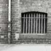  Whisky Bond.
Detail of ground floor window in South East facade of warehouse no.4.
