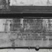 Detail of inscribed panel in Blackfriars Street