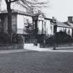 General oblique view of the front facades of No. 17 - 19 seen from the North West.