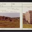 Miscellaneous index card, NC86NE 19 and 20, Ordnance Survey index card, Recto