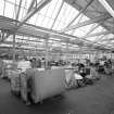 Dundee, Bower Mill: Interior view of weaving shed from SW