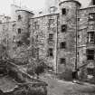 Rear of West tenements from South West.