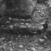 Excavation photograph : area 1 and 2, f10 - basal layers of wall.