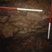 Excavation photograph : area 7, f22, stone lined pit.
