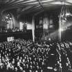 Interior-view of Assembly in the year of the union of the Church of Scotland and the Free Church