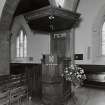 Interior.
View of pulpit.