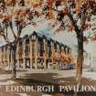 Photographic copy of proposed building, The Edinburgh Pavilion. Detail of D 50876 CN. Roland Wedgwood.