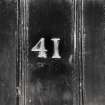 No.41, 3" numeral, thin
