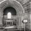 Interior. St Margaret's Chapel looking at nave.