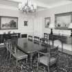 View of second floor dining room from North East