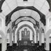 Interior. View of nave towards chancel from W