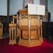 Interior. View of pulpit
