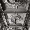 Interior, council chamber, decorated ceiling