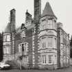 General view of East facade of Bevan House from North East.