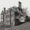 General view of rear of Bevan House from North West.