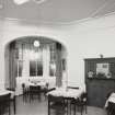 Interior, general view from East of Dining Room in South West room of Bevan House.