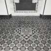 Interior. Entrance Hall. Detail of tiled floor