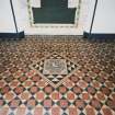 Interior. Entrance Hall. Detail of tiled floor