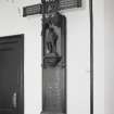 Interior. Entrance Hall. Detail of War memorial