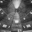 Interior.
Auction mart, detail of roof.