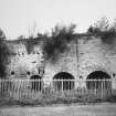 View from S of three draw arches (8th, 9th and 10th from SE end of range).