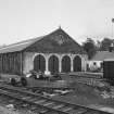 View of engine shed from SW