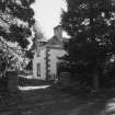 View of lodge from North West