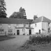 Laundry cottages, view from garden to South