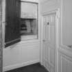 Interior.
East wing ground floor old dining room detail of oven and lugged architrave.