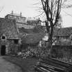 East gable of stable and coach house and adjacent building
