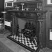 Interior. View of first floor Council Chamber fireplace