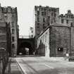 General view from East of Cowgate at junction with Niddry Street