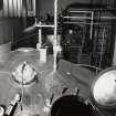 Craigmillar Brewery, interior
Detail of conical continuous fermentation vessel