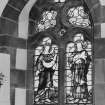 Detail of Rev and Mrs R W MacKerst memorial stained glass window.