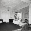 Interior view of the drawing room on the first floor seen from the North West.