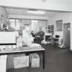 Interior. View of first floor workspace from South