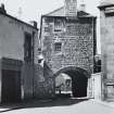 Edinburgh, Leith, Citadel.
General view with horse visible through archway.