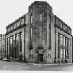 Edinburgh, Dundee Street, Fountainbridge Library.
General view from the North-East.