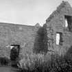 Iona, Iona Nunnery.
View of ruined refectory interior showing East gable wall.