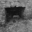 Detailed view from W of arch providing external access to kiln firebox