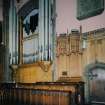 Interior. View of chir stalls and organ