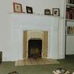 Edinburgh, 22 York Road, Grange House, interior.
Detail of fireplace in bedroom one.