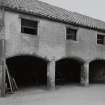 Athelstaneford Mains.
Detail of cart bays in N side of steading.