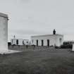 Barns Ness Lighthouse.
View from W of outhouses at S end of the compound.