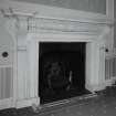 Interior. Detail of sitting room  fireplace