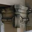 Detail of corner capital of pilaster.